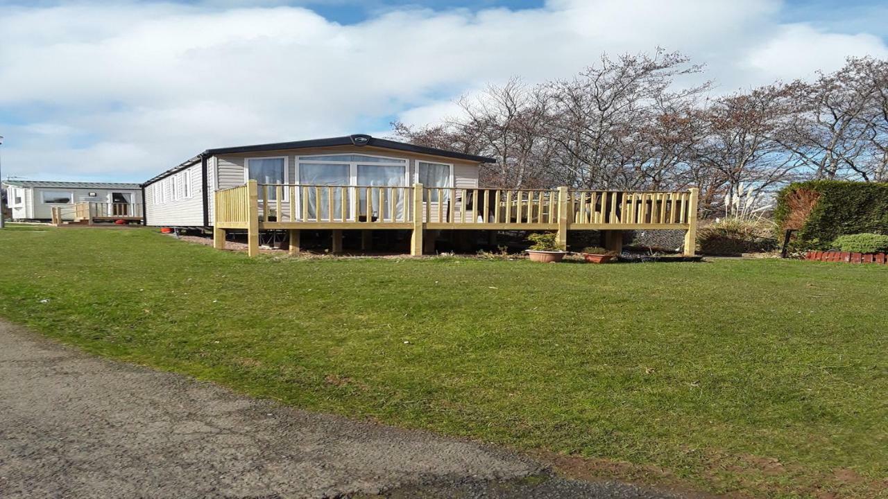 Caravan On Fantastic Site Dunbar Exterior foto